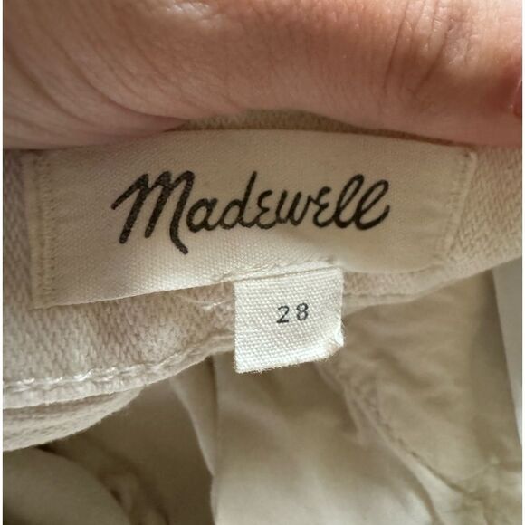 Madewell Baggy Straight Cargo Pant in Vintage Canvas Jeans Size 28 - Picture 10 of 12